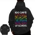 100 Days Of School Heart Love Teacher Or Student 100th Day Men Zip Up Hoodie Back Print, trending gift