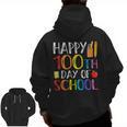 100 Days Of School Teacher And Student Men Zip Up Hoodie Back Print, trending gift