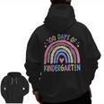 100th Day Of Kindergarten Teacher Kids 100 Days Smarter Men Zip Up Hoodie Back Print, trending gift
