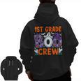 1st Grade Boo Crew First Grade Teacher Kids Happy Halloween Men Zip Up Hoodie Back Print, First Grade Teacher Gifts, trending gift