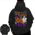 1st Grade Boo Crew Teacher Student Halloween Costume Men Zip Up Hoodie Back Print, trending gift