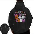 3rd Grade Boo Crew Third Grade Halloween Costume Teacher Kid Men Zip Up Hoodie Back Print, trending gift