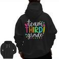 3rd Grade Team Pencil Teacher Student Back To School Girls Men Zip Up Hoodie Back Print, trending gift 3rd Grade Team Pencil Teacher Student Back To School Girls Men Zip Up Hoodie Back Print, trending gift