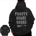 4th GRADE Rocks Teacher Rockstars I Teach Ready To Rock Men Zip Up Hoodie Back Print, 4th Grade Teacher Gifts, trending gift