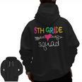 5th Grade Squad Fifth Teacher Student Team Back To School Men Zip Up Hoodie Back Print, trending gift
