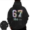 67 Ho Holmium Science Teacher Elements Table Six Seven Meme Men Zip Up Hoodie Back Print, Science Teacher Gifts, trending gift