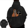 67 Math Teacher Skeleton Halloween Root 4489 Messy Bun Women Men Zip Up Hoodie Back Print, trending gift