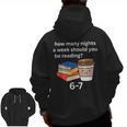 67 Meme English Teacher Reading Book Lover Humor Men Zip Up Hoodie Back Print, English Teacher Gifts, trending gift