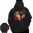 67 Teacher Santa Christmas Six Seven Meme Math Xmas Men Zip Up Hoodie Back Print, trending gift