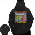 AAC Awareness AAC Teacher It's Not A Screen It's My Voice Men Women Men Zip Up Hoodie Back Print, trending gift AAC Awareness AAC Teacher It's Not A Screen It's My Voice Men Women Men Zip Up Hoodie Back Print, trending gift
