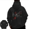 Acoustic Guitar Player Shirt Vintage Music Teacher Guitarist Men Zip Up Hoodie Back Print, trending gift