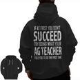 AG Teacher Shirt If At First You Don't Succeed Agriculture Men Zip Up Hoodie Back Print, trending gift AG Teacher Shirt If At First You Don't Succeed Agriculture Men Zip Up Hoodie Back Print, trending gift