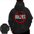 Anti Bullying No Bullies School Teacher Student Kindness Men Zip Up Hoodie Back Print, trending gift