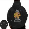 Art Is My Superpower Drawing Art Teacher Artists Men Zip Up Hoodie Back Print, trending gift Art Is My Superpower Drawing Art Teacher Artists Men Zip Up Hoodie Back Print, trending gift