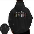 Art Teacher Cute Floral Men Zip Up Hoodie Back Print, trending gift Art Teacher Cute Floral Men Zip Up Hoodie Back Print, trending gift