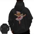 Ballet Dancer Gingerbread Christmas Dance Teacher Girl Women Men Zip Up Hoodie Back Print, trending gift Ballet Dancer Gingerbread Christmas Dance Teacher Girl Women Men Zip Up Hoodie Back Print, trending gift