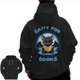 Batty About Books Lover Teacher Librarian Bookish Halloween For Men Women Kids Men Zip Up Hoodie Back Print, trending gift Batty About Books Lover Teacher Librarian Bookish Halloween For Men Women Kids Men Zip Up Hoodie Back Print, trending gift