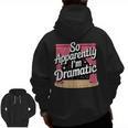 Best Theatre Art For Men Women Musical Drama Teacher Theater Men Zip Up Hoodie Back Print, trending gift
