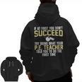 Best PE Teacher Art For Men Women Physical Education Teacher Men Zip Up Hoodie Back Print, Pe Teacher Gifts, trending gift