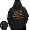 My Broom Broke So Now I Teach Music Teacher Halloween Men Zip Up Hoodie Back Print, trending gift