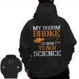 My Broom Broke So Now I Teach Science Teacher Halloween Men Zip Up Hoodie Back Print, Science Teacher Gifts, trending gift