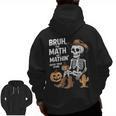 Bruh The Math Ain't Mathin' Show Your Work Halloween Teacher Men Zip Up Hoodie Back Print, trending gift Bruh The Math Ain't Mathin' Show Your Work Halloween Teacher Men Zip Up Hoodie Back Print, trending gift
