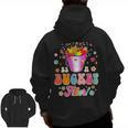 Be A Bucket Filler Teacher Teaching Groovy Back To School For Men Women Men Zip Up Hoodie Back Print, Groovy Teacher Gifts, trending gift