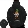 Carrate Karate Carrot Student Teacher Trainee Trainor Men Zip Up Hoodie Back Print, trending gift Carrate Karate Carrot Student Teacher Trainee Trainor Men Zip Up Hoodie Back Print, trending gift