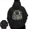 Cat Chaos Coordinator For Women Mom Halloween Teacher Men Zip Up Hoodie Back Print, Couple Gifts, trending gift