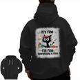 Cat It's Fine I'm Fine Everything Is Fine Teacher Life Men Zip Up Hoodie Back Print, trending gift Cat It's Fine I'm Fine Everything Is Fine Teacher Life Men Zip Up Hoodie Back Print, trending gift