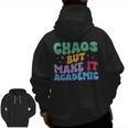 Chaos But Make It Academic Teacher Back To School Men Zip Up Hoodie Back Print, trending gift Chaos But Make It Academic Teacher Back To School Men Zip Up Hoodie Back Print, trending gift