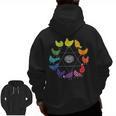 Chicken Themed Color Wheel Educational Art Teacher Artist Men Women Girls Kids Men Zip Up Hoodie Back Print, trending gift