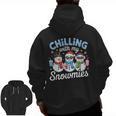 Chillin With My Snowmie Women Christmas Snowman Teacher Snow Men Zip Up Hoodie Back Print, trending gift Chillin With My Snowmie Women Christmas Snowman Teacher Snow Men Zip Up Hoodie Back Print, trending gift
