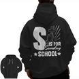 Christian Teacher S Is For Sunday School Essentials Men Zip Up Hoodie Back Print, trending gift Christian Teacher S Is For Sunday School Essentials Men Zip Up Hoodie Back Print, trending gift