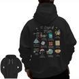 Christmas 12 Days Of Math Math Teacher Xmas STEM STEMS Men Zip Up Hoodie Back Print, trending gift