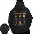 Christmas Reading Teacher Syllable Types Reading Teacher Men Zip Up Hoodie Back Print, trending gift