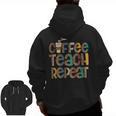 Coffee Teach Repeat Leopard Print Back To School Teachers Men Zip Up Hoodie Back Print, trending gift Coffee Teach Repeat Leopard Print Back To School Teachers Men Zip Up Hoodie Back Print, trending gift