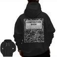 Composition Book Notebook Teachers Matching Group Halloween Men Zip Up Hoodie Back Print, trending gift