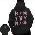 Coquette Bow Ballet Dance Teacher Coquette Women Dancing Men Zip Up Hoodie Back Print, trending gift