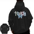 Coquette Bow Teach Teacher Happy First Day Back To School Men Zip Up Hoodie Back Print, trending gift Coquette Bow Teach Teacher Happy First Day Back To School Men Zip Up Hoodie Back Print, trending gift