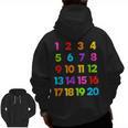 Counting 1-10 Learn To Count Number School Kids Teacher Men Zip Up Hoodie Back Print, trending gift Counting 1-10 Learn To Count Number School Kids Teacher Men Zip Up Hoodie Back Print, trending gift