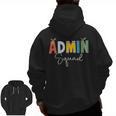 Cute Admin Squad Crew Team Back To School Teacher For Men Women Men Zip Up Hoodie Back Print, trending gift Cute Admin Squad Crew Team Back To School Teacher For Men Women Men Zip Up Hoodie Back Print, trending gift