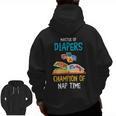 Daycare Provider Master Of Diapers Childcare Teacher Men Zip Up Hoodie Back Print, trending gift