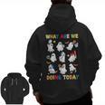 What Are We Doing Today Ghost PE Teacher Team Halloween Men Zip Up Hoodie Back Print, Pe Teacher Gifts, trending gift What Are We Doing Today Ghost PE Teacher Team Halloween Men Zip Up Hoodie Back Print, Pe Teacher Gifts, trending gift