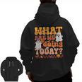 What Are We Doing Today Halloween PE Spooky Teacher Men Zip Up Hoodie Back Print, Pe Teacher Gifts, trending gift