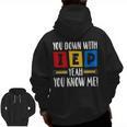 You Down With IEP Yeah You Know Me SPED Teacher Men Zip Up Hoodie Back Print, trending gift