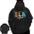 ELA Squad Teacher Back To School English Language Arts Men Zip Up Hoodie Back Print, English Teacher Gifts, trending gift