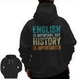 English Is Important But History Is Importanter Teacher Men Zip Up Hoodie Back Print, History Teacher Gifts, English Teacher Gifts, trending gift English Is Important But History Is Importanter Teacher Men Zip Up Hoodie Back Print, History Teacher Gifts, English Teacher Gifts, trending gift