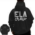 English Language Art Teacher Crew ELA Squad English Teacher Men Zip Up Hoodie Back Print, English Teacher Gifts, trending gift