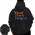 English Teacher Their There Theyre Grammar Men Women Men Zip Up Hoodie Back Print, English Teacher Gifts, trending gift English Teacher Their There Theyre Grammar Men Women Men Zip Up Hoodie Back Print, English Teacher Gifts, trending gift